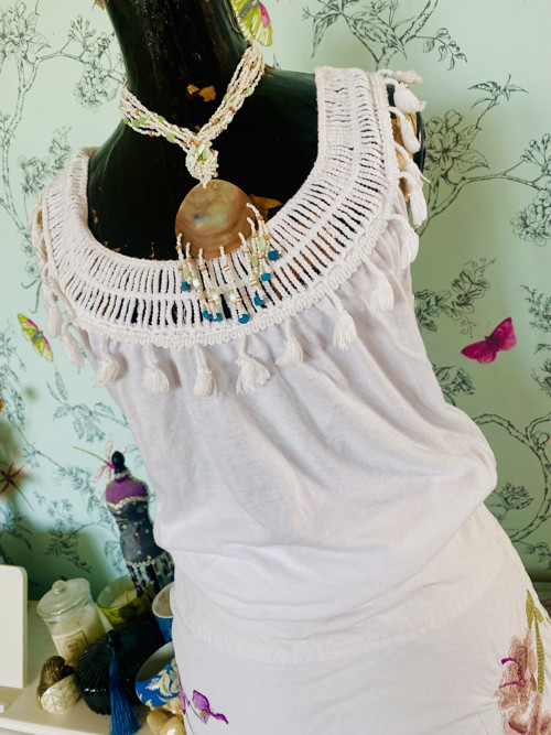 Top boho se sedlem háčkovaným — foto 2