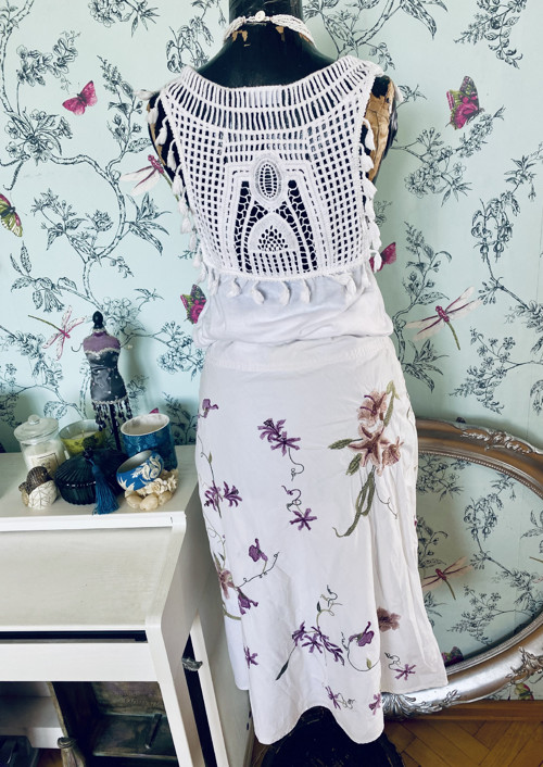 Top boho se sedlem háčkovaným — foto 4