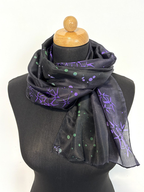 Hedvábná šála - Allium — foto 2