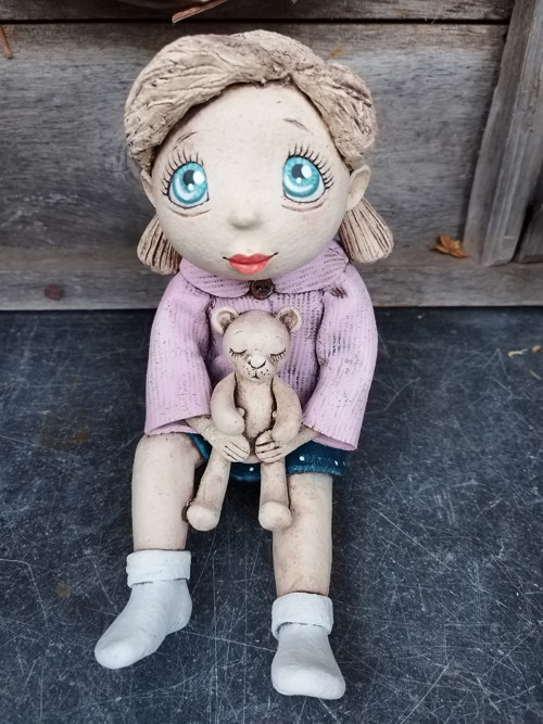 Holčička s medvídkem (na přání) — foto 3