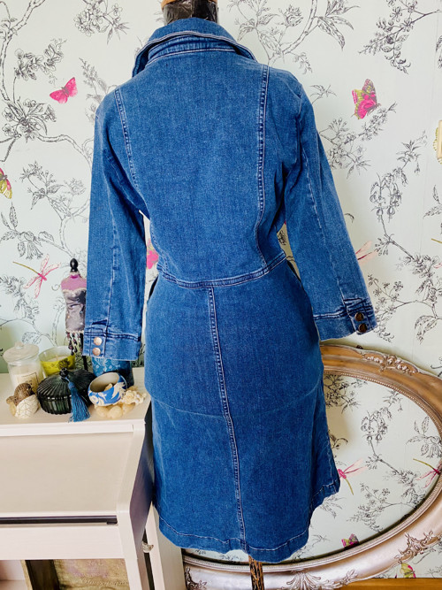 Šaty retro jeans — foto 5