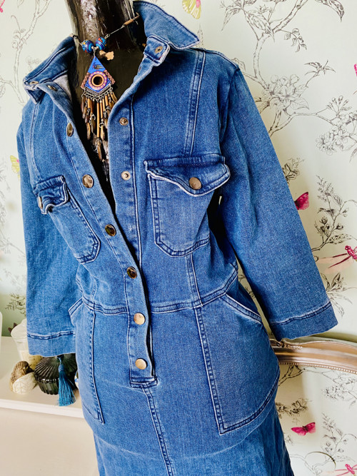 Šaty retro jeans — foto 2