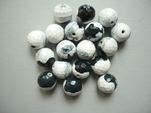 Vrt. jaspis zebra - 12 mm, 1 ks — foto 2