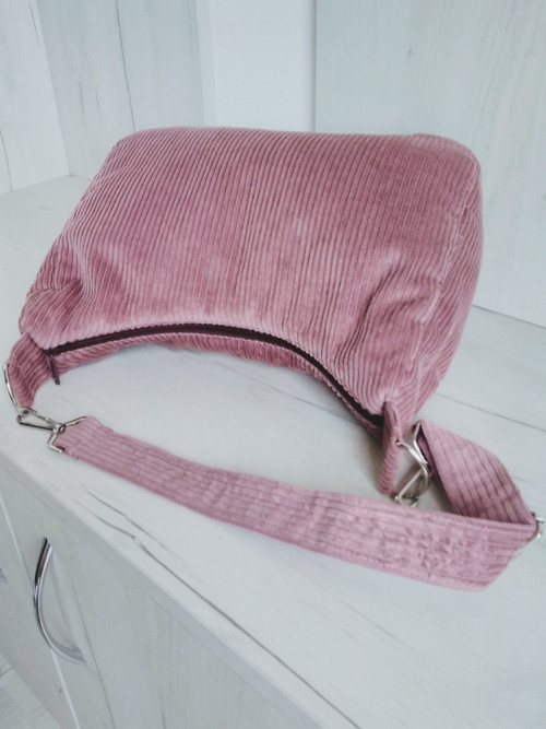 Manšestrová taška na zip — foto 2
