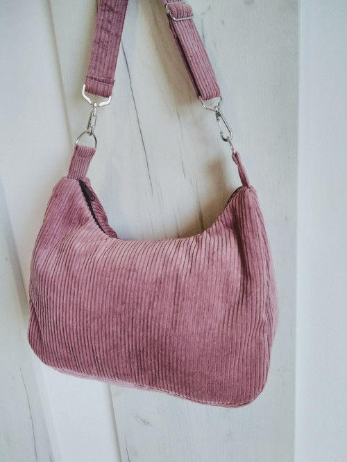 Manšestrová taška na zip — foto 3