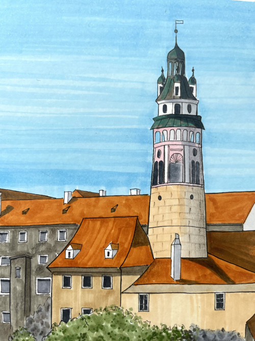 Český Krumlov - umělecký tisk — foto 5