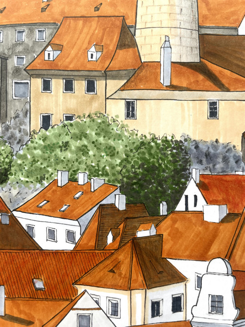 Český Krumlov - umělecký tisk — foto 6