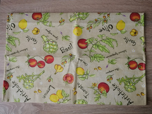 Vaflová utěrka zelenina — foto 2