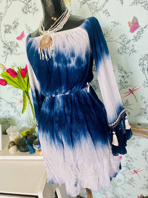 Boho šaty batika ombré — foto 5