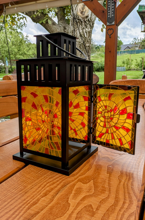 Malovaná lampa — foto 3