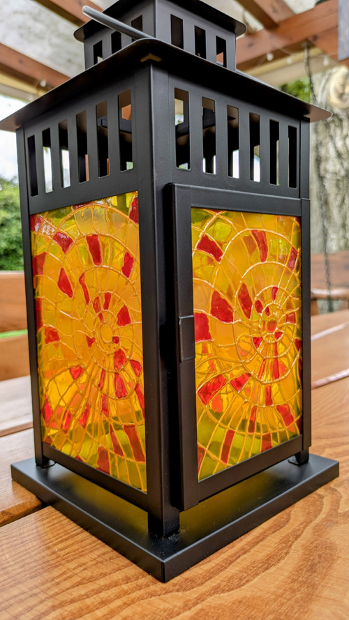 Malovaná lampa — foto 2