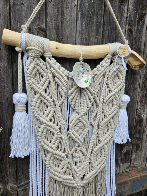 Macrame proměny s mušlí abalone — foto 5