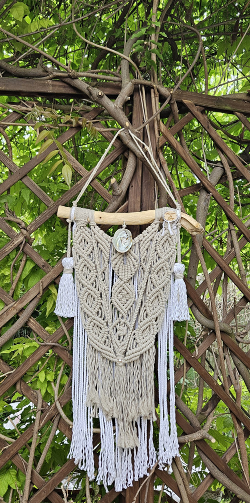 Macrame proměny s mušlí abalone — foto 3