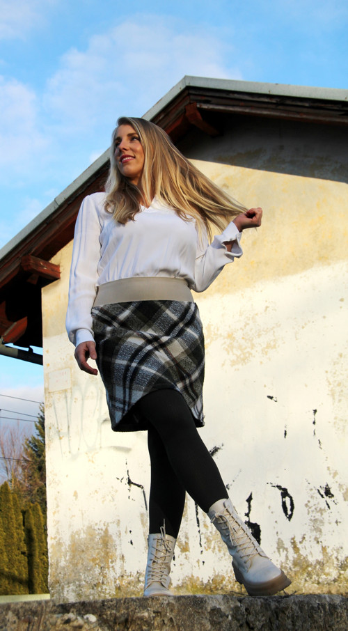 Sukně kostka teploučká:) — foto 4