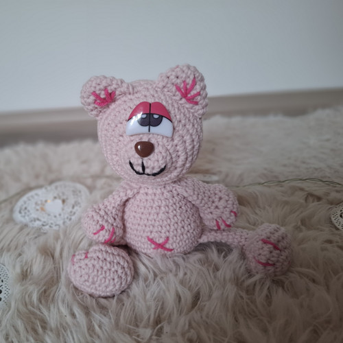 Háčkovaná kočičí uličnice Róza — foto 5