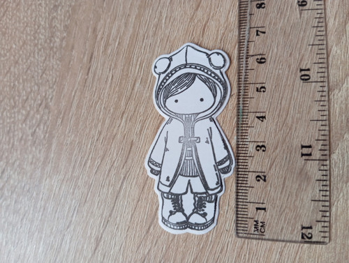 Samolepky , dívka 3 — foto 2
