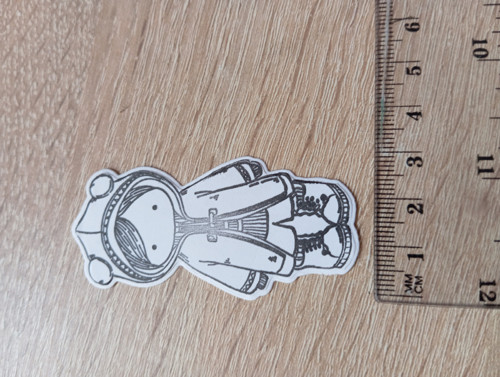Samolepky , dívka 3 — foto 3