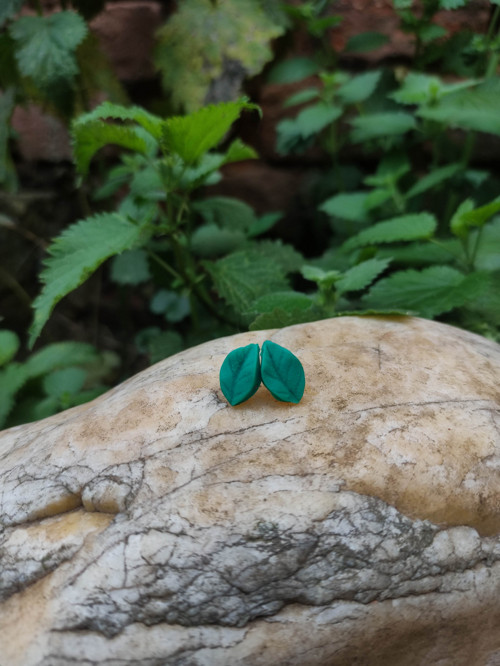 Náušnice listy — foto 3