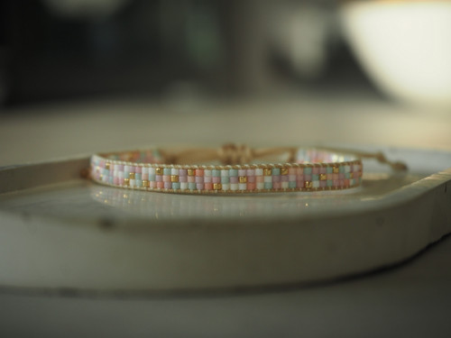 Miyuki tkaný náramek "Pastel" — foto 3