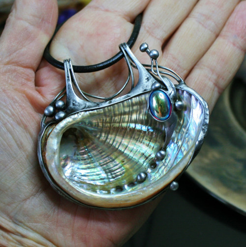 Přírodní lastura Abalone — foto 3