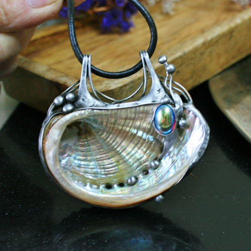 Přírodní lastura Abalone — foto 5