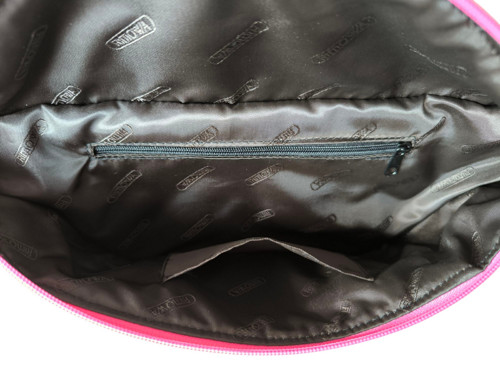 Ledvinka, černá/růžový zip — foto 5