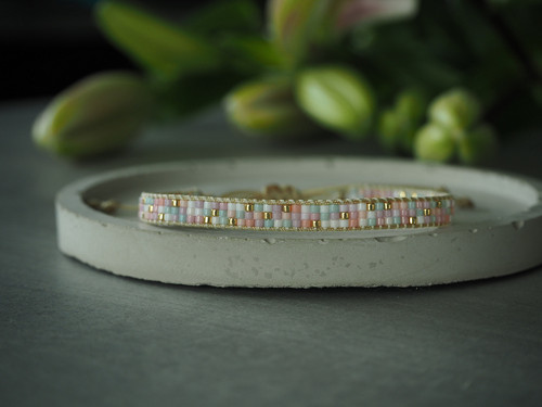 Miyuki tkaný náramek "Pastel" — foto 6