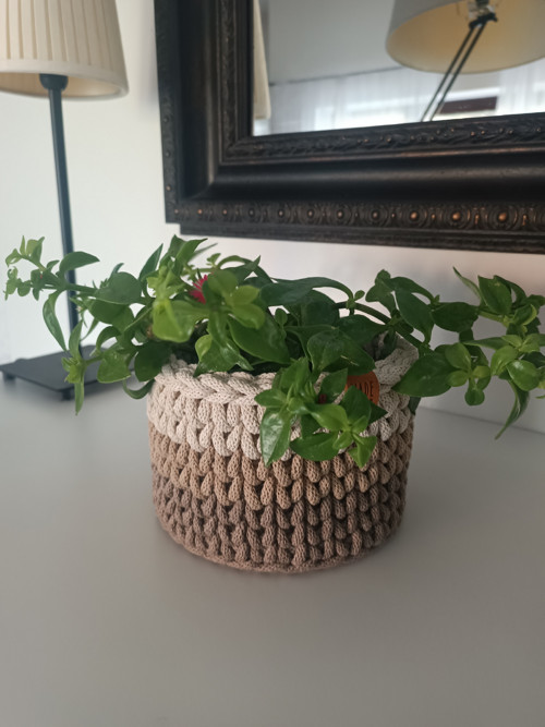 HÁČKOVANÝ KOŠÍK — foto 3
