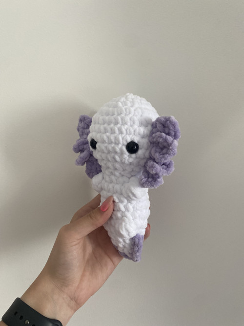 Háčkovaný axolotl — foto 2