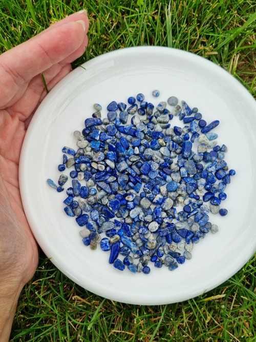 Lapis lazuli 4-6mm - 10g — foto 2
