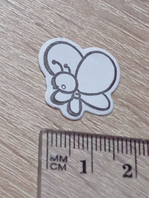 Samolepky mini motýl — foto 2