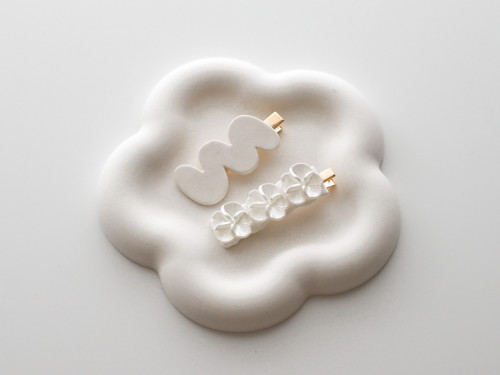Vlasové sponky - White Luxury — foto 2