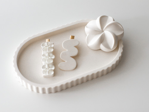 Vlasové sponky - White Luxury — foto 4