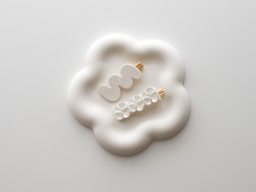 Vlasové sponky - White Luxury — foto 3