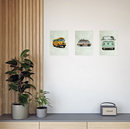 Betonový poster – VW Bus — foto 5