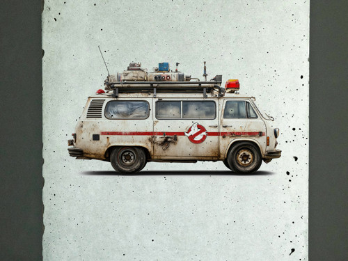 Betonový poster – Ghostbusters — foto 3