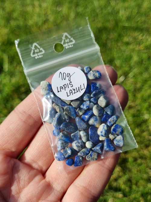 Lapis lazuli 4-6mm - 10g — foto 6