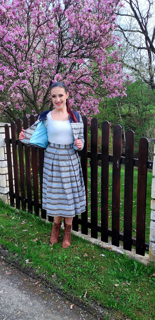 Oversized crop sáčko — foto 3