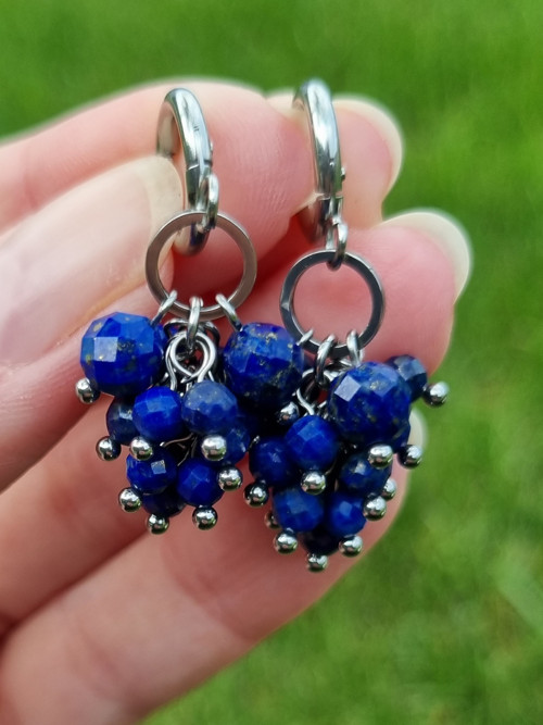 Lapis lazuli hrozny - chirurgická ocel — foto 4