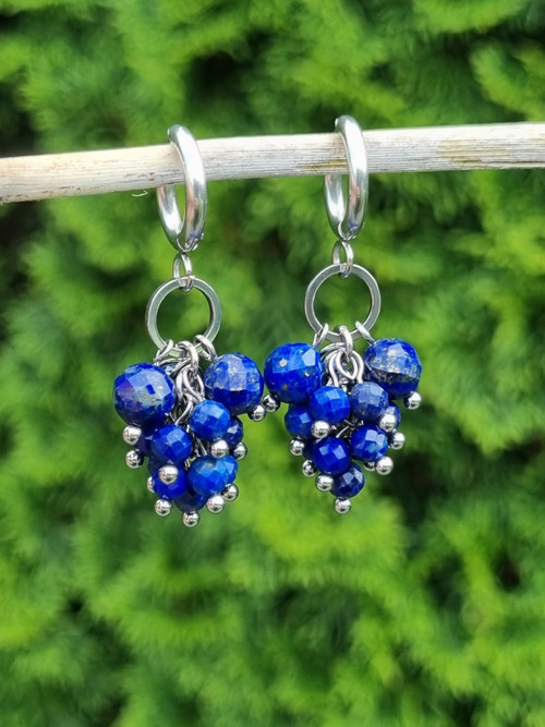 Lapis lazuli hrozny - chirurgická ocel — foto 3