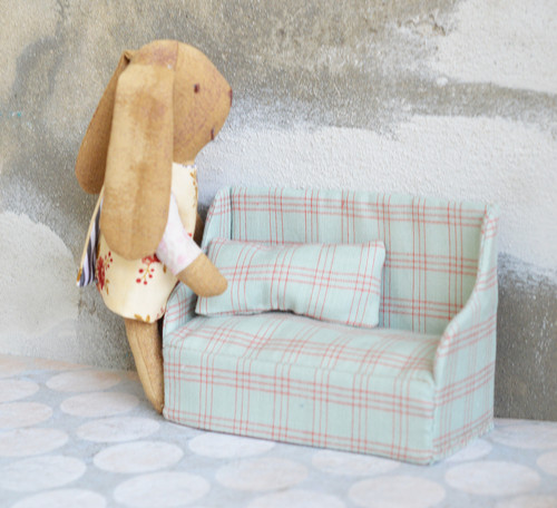 Pohovka modrá (zvířátka 14 cm) — foto 2