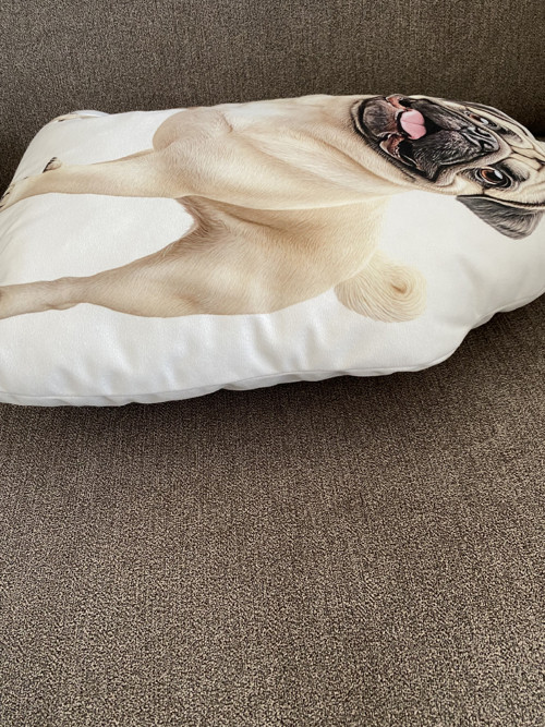 Polštář 3D - Mops — foto 2