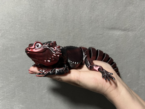 Agama Vousatá - 26 cm - 3D Tisk — foto 2