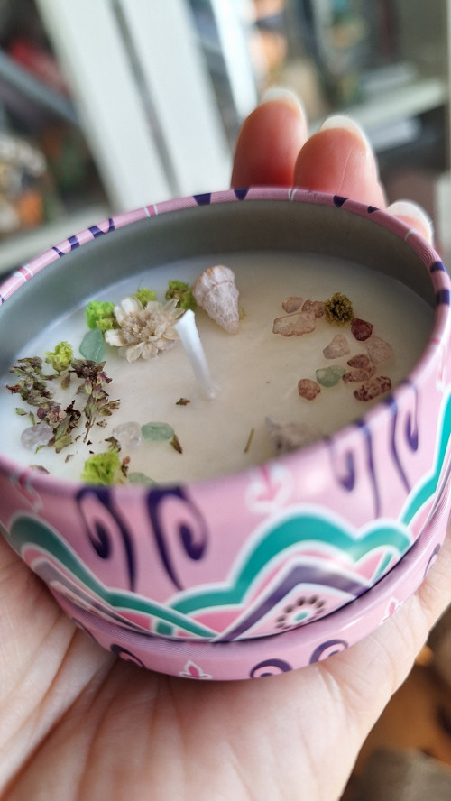 Sójová svíčka BOHO / pro učitelku/učitele — foto 2