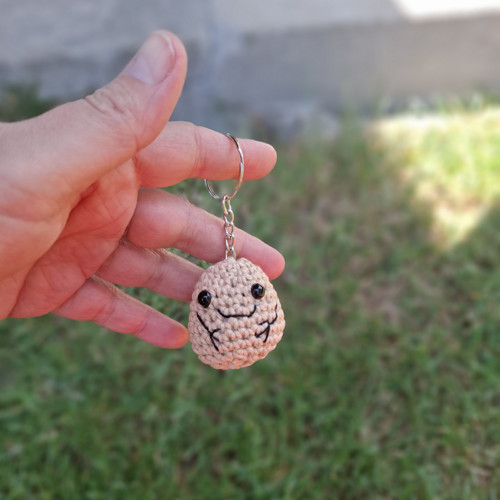 Háčkovaná brambůrka přívěsek — foto 3