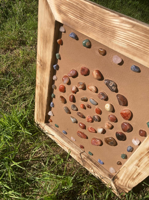 Kamínkový obraz- Spirála — foto 6