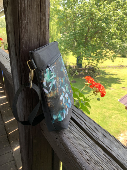 Crossbody kabelka - zelené listy — foto 3