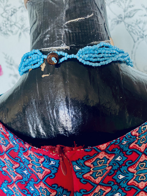Náhrdelník tyrkys s perletí — foto 4