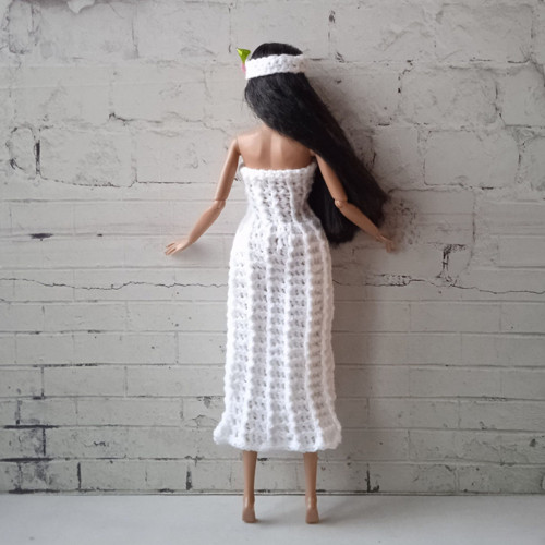 Oblečky pro Barbie - čelenka, šaty — foto 2