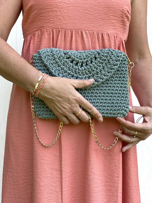 Háčkovaná kabelka " Boho Laurel " — foto 3